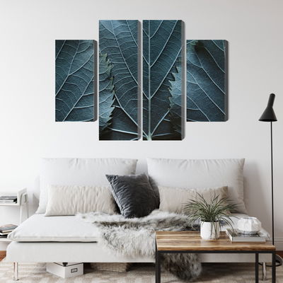 Ljuddämpande tavla - Leaves with a macro