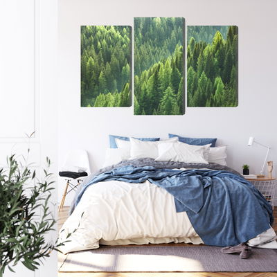 Ljuddämpande tavla - The green of the forest