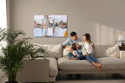 Ljuddämpande tavla - Abstract print