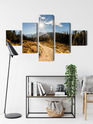 Ljuddämpande tavla - A sunny day in the tatras 3d