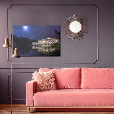 Ljuddämpande tavla - Palace in Warsaw at night