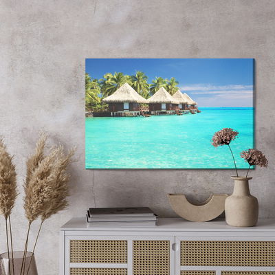 Ljuddämpande tavla - Cottages on the seashore