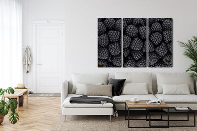 Ljuddämpande tavla - Blackberries on a macro scale