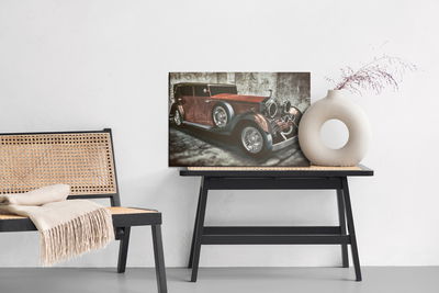 Ljuddämpande tavla - Old vehicle