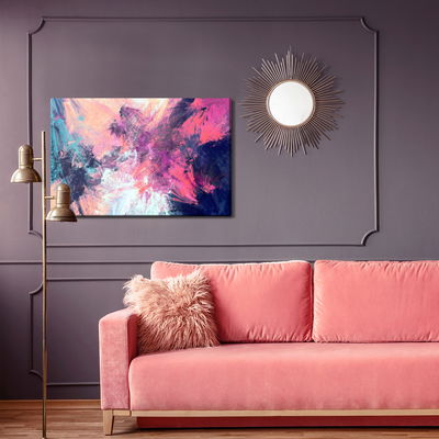 Ljuddämpande tavla - Abstract paint