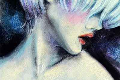 Ljuddämpande tavla - A woman's face