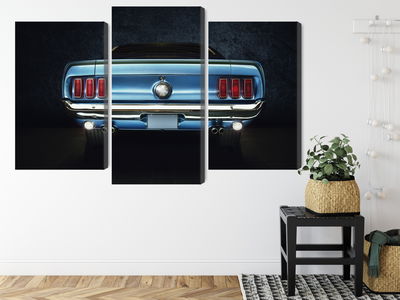 Ljuddämpande tavla - The back of an old ford