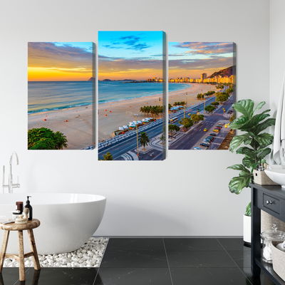 Ljuddämpande tavla - Sunrise view of copacabana