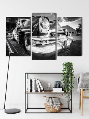 Ljuddämpande tavla - Black and white american