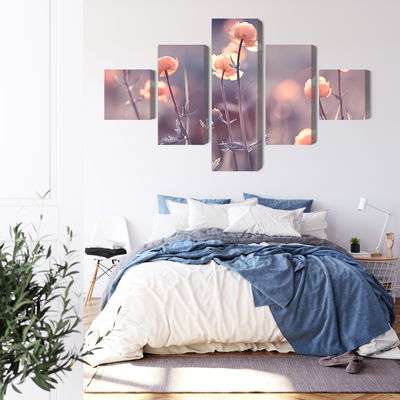 Ljuddämpande tavla - Spring 3d flowers