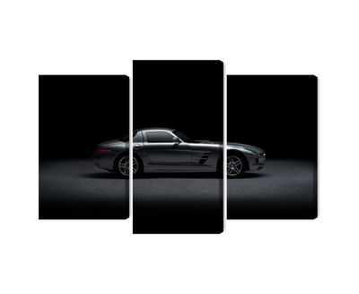 Ljuddämpande tavla - Sports car on a dark