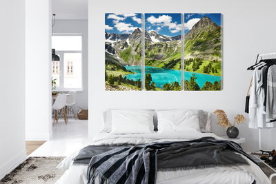 Ljuddämpande tavla - Crystalline lake