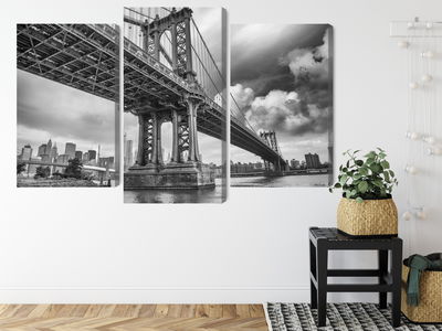 Ljuddämpande tavla - Manhattan bridge in New York