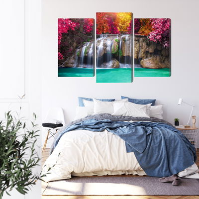 Ljuddämpande tavla - A waterfall in the deep