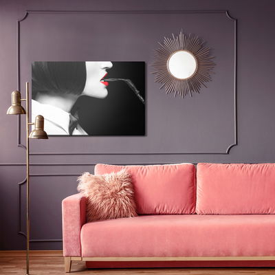 Ljuddämpande tavla - Woman in a musket