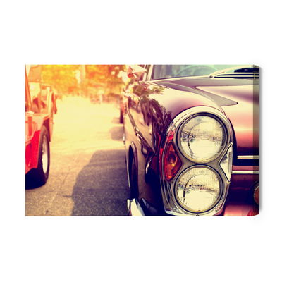 Ljuddämpande tavla - American retro car