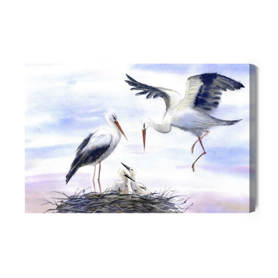 Ljuddämpande tavla - Stroch in aqaurell colours