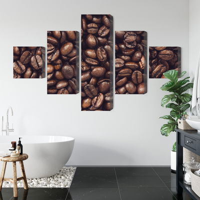 Ljuddämpande tavla - Roasted coffee beans