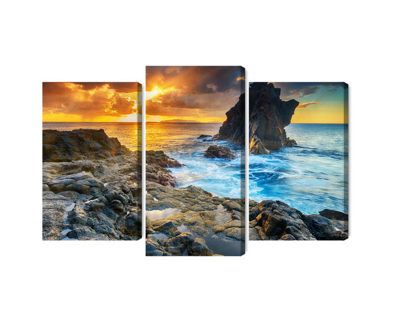 Ljuddämpande tavla - Sunset on the seashore