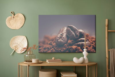 Ljuddämpande tavla - Closeup of coffee beans