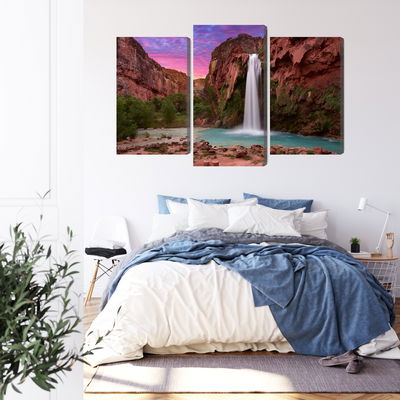 Ljuddämpande tavla - Havasupai waterfalls