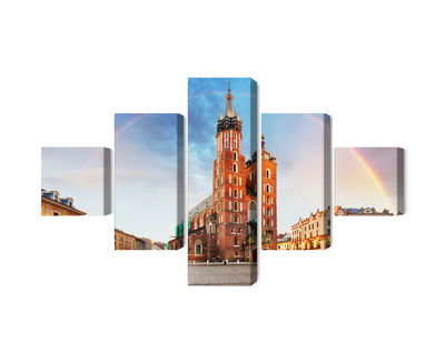 Ljuddämpande tavla - St. mary's basilica in Kraków