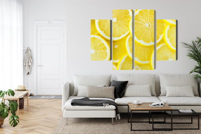 Ljuddämpande tavla - Lemon slices