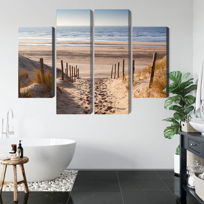 Ljuddämpande tavla - Sandy path to the north sea