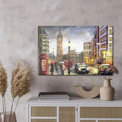 Ljuddämpande tavla - A cloudy day in London