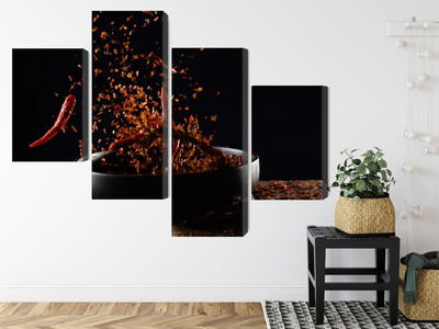 Ljuddämpande tavla - Cayenne pepper in flight