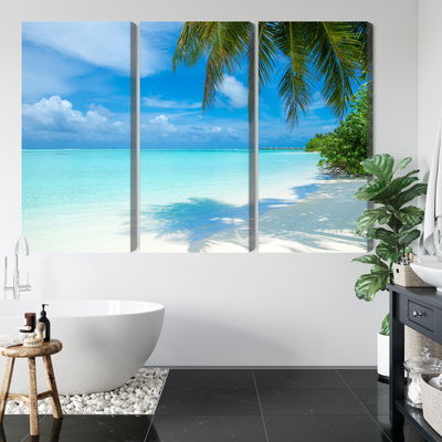 Ljuddämpande tavla - A beach in the maldives