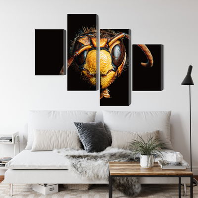 Ljuddämpande tavla - Hornet on a macro scale