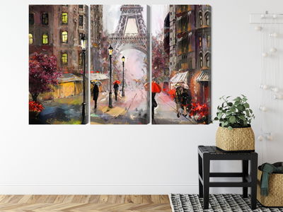 Ljuddämpande tavla - View of the street of Paris