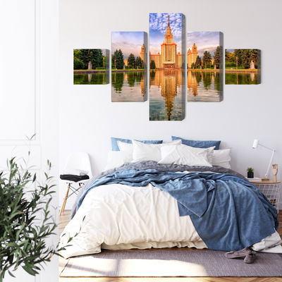 Ljuddämpande tavla - View of the building