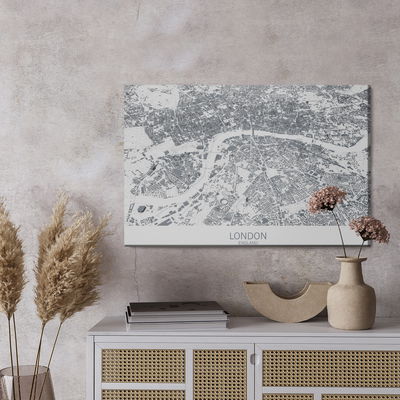 Ljuddämpande tavla - London’s map