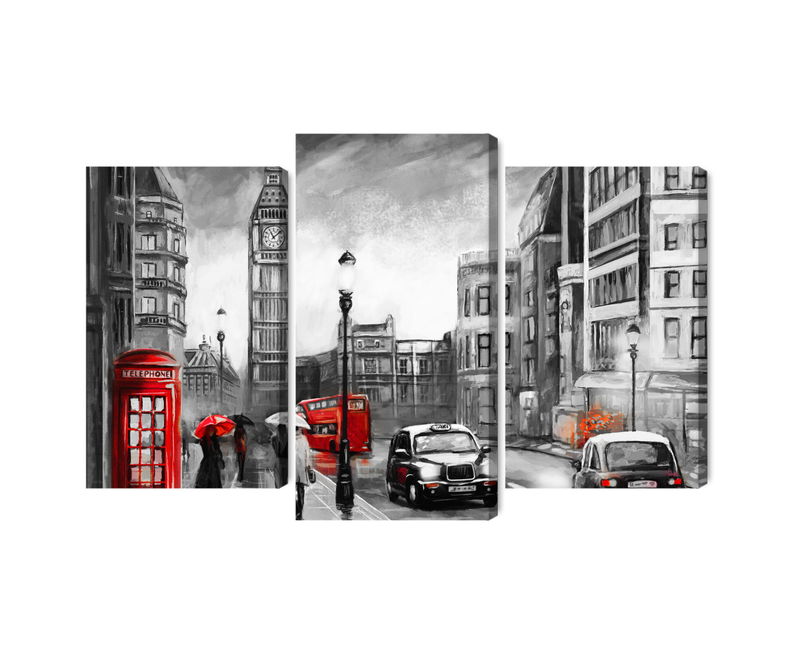 Ljuddämpande tavla - London street view