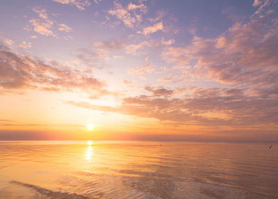 Ljuddämpande tavla - Pastel sea landscape