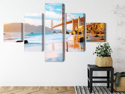 Ljuddämpande tavla - The Golden Gate bridge
