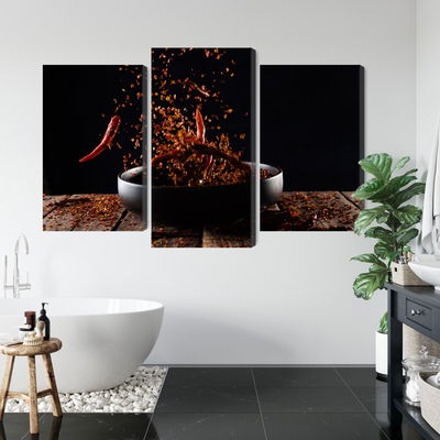 Ljuddämpande tavla - Cayenne pepper in flight