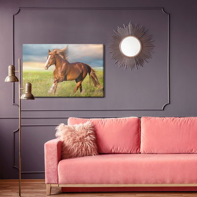 Ljuddämpande tavla - Galloping horse