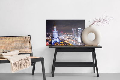 Ljuddämpande tavla - Warsaw at night