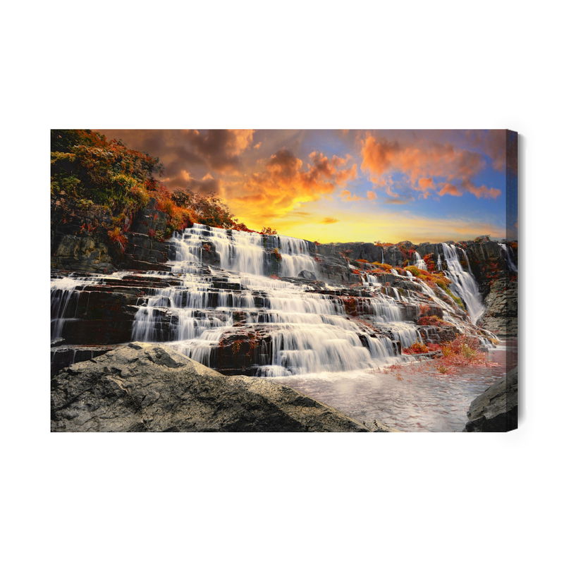 Ljuddämpande tavla - Pongour waterfall in vietnam