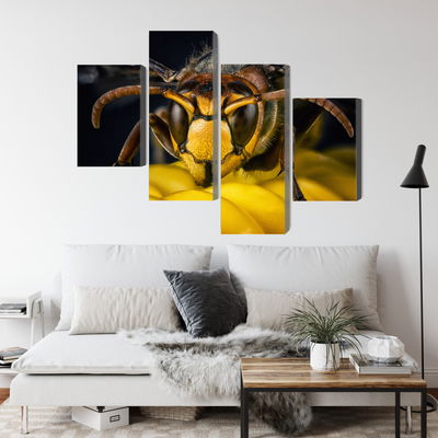 Ljuddämpande tavla - Wasp on a macro scale