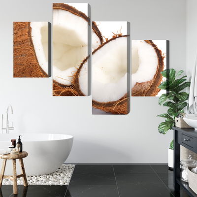 Ljuddämpande tavla - Coconut halves