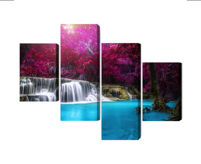 Ljuddämpande tavla - Kanchanaburi waterfall