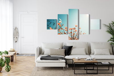 Ljuddämpande tavla - Field flowers in the sun