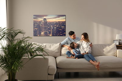 Ljuddämpande tavla - New York by night