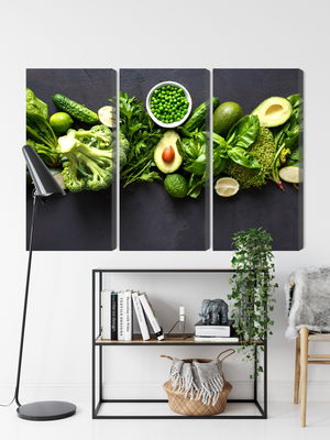 Ljuddämpande tavla - Green vegetables