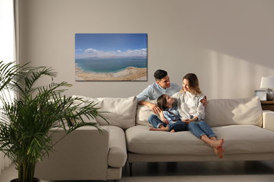 Ljuddämpande tavla - Horizon over the dead sea