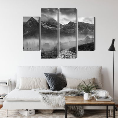 Ljuddämpande tavla - Hala gasienicowa in black